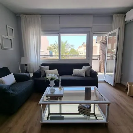 Appartement Aguadulce, Apto Santa Monica 2 Hab Con Terraza, Aire, Wifi, A 5 Min De La Playa Aguadulce (Almeria)