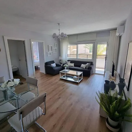 Aguadulce, Apto Santa Monica 2 Hab Con Terraza, Aire, Wifi, A 5 Min De La Playa Appartement *