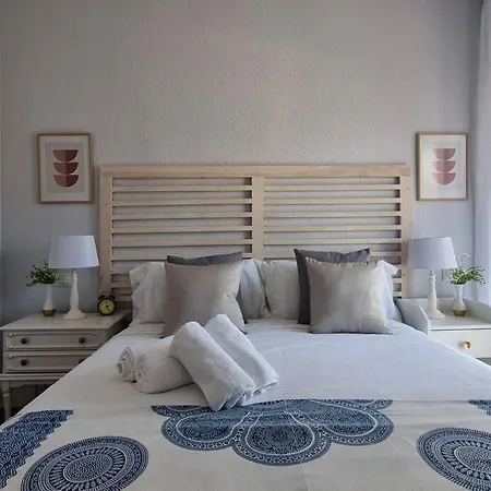 Aguadulce, Apto Santa Monica 2 Hab Con Terraza, Aire, Wifi, A 5 Min De La Playa