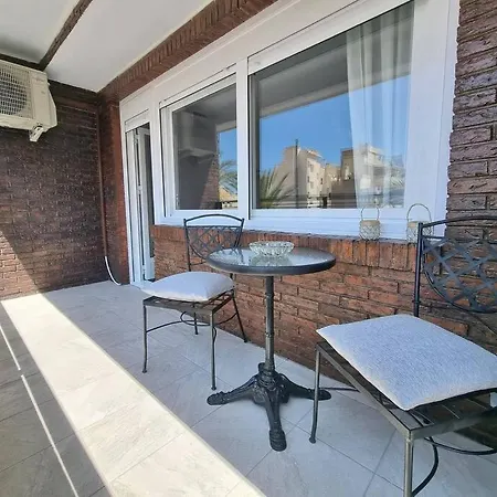 Aguadulce, Apto Santa Monica 2 Hab Con Terraza, Aire, Wifi, A 5 Min De La Playa Apartment Aguadulce (Almeria)